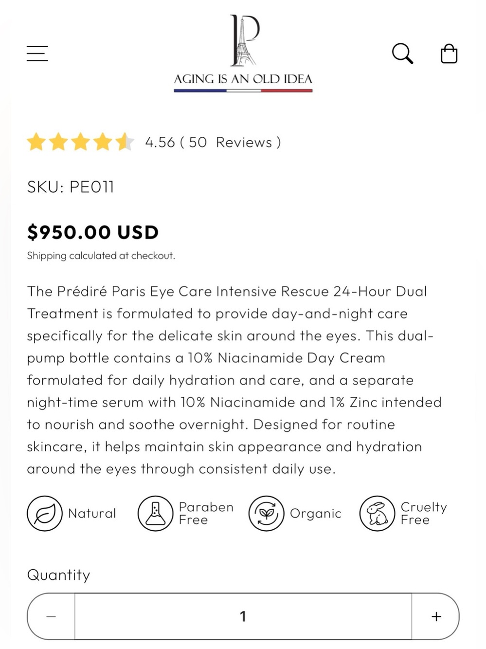 New Predire Paris Eye Care Intensive Rescue Dual Treatment  — Blue - Picture 6 of 16
